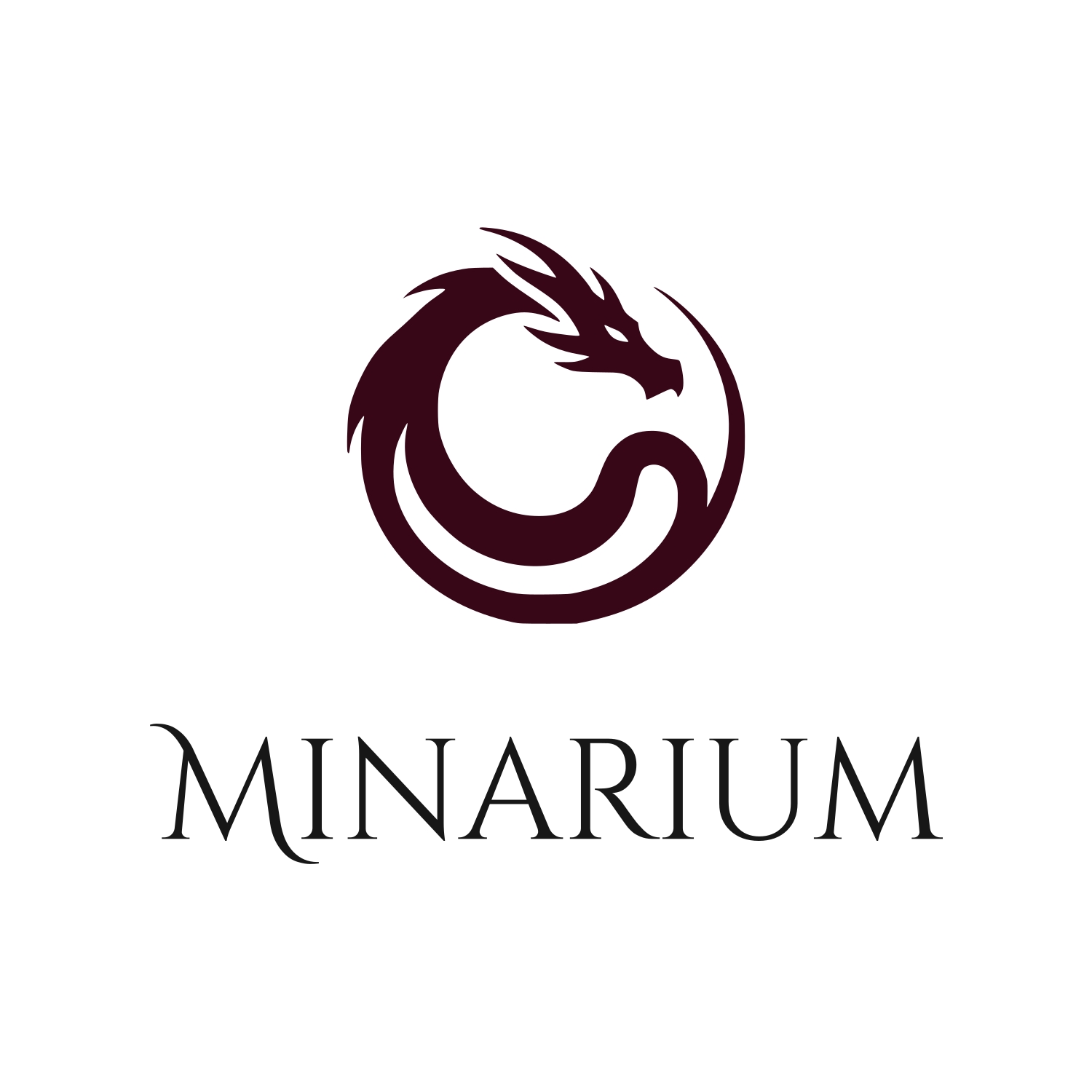 Plum Logo with Name Stacked